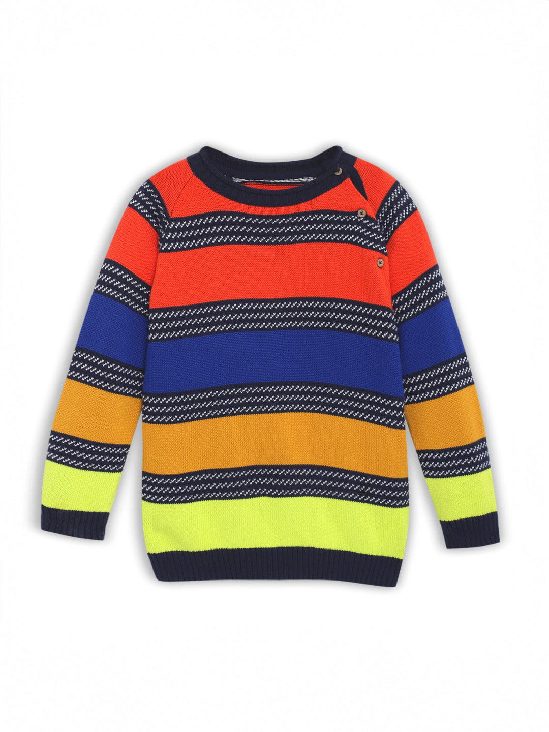 Multicolour Horizontal Stripe Pullover