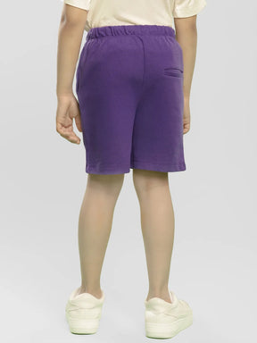 Black Currant Cotton Shorts