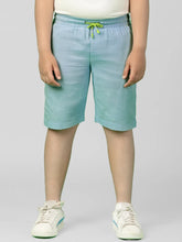 Blue Lagoon Cotton Bermuda Shorts