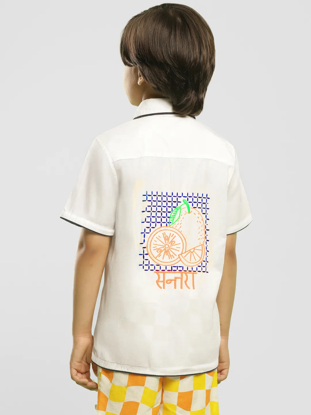 Santra Embroidered Cotton Shirt