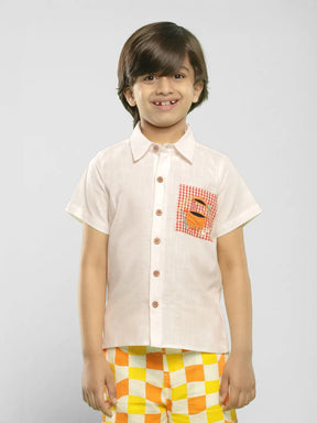 Boys Can Cook Embroidered Cotton Shirt