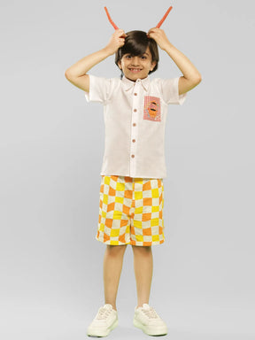 Boys Can Cook Embroidered Cotton Shirt