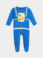 Blue Seatbelt Sleepsuit