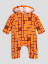 Rust Spaceship Hooded Sleepsuit