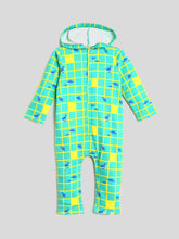 Green Spaceship Hooded Sleepsuit