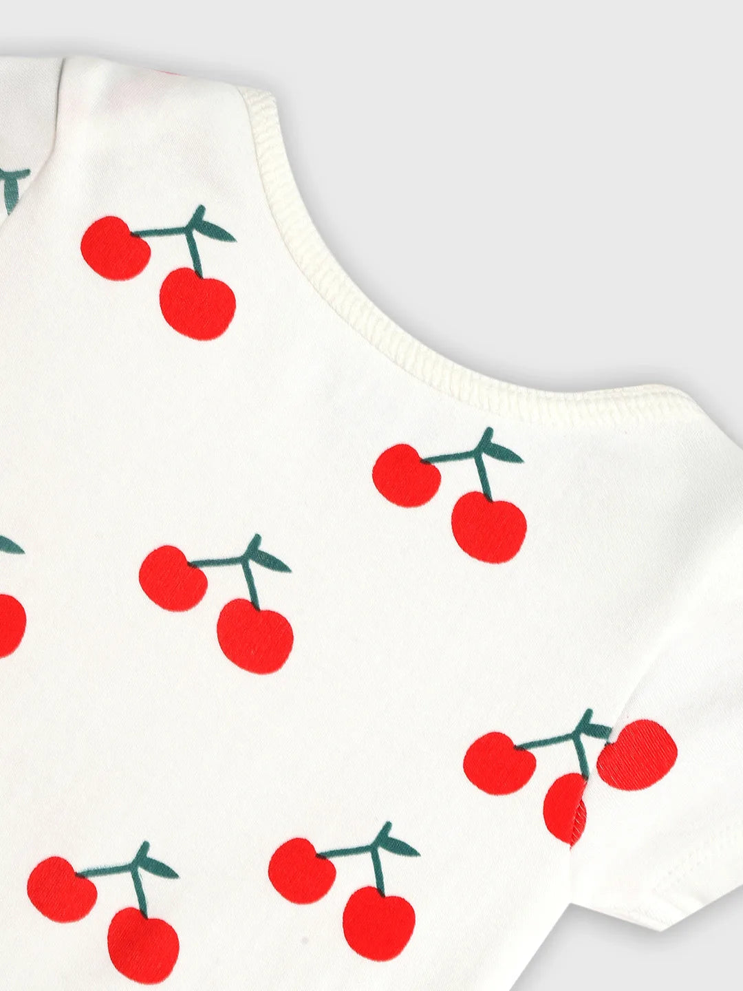 Happy Cherry Cotton Bodysuit