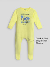 Jungle Friends Footed Cotton Sleepsuit