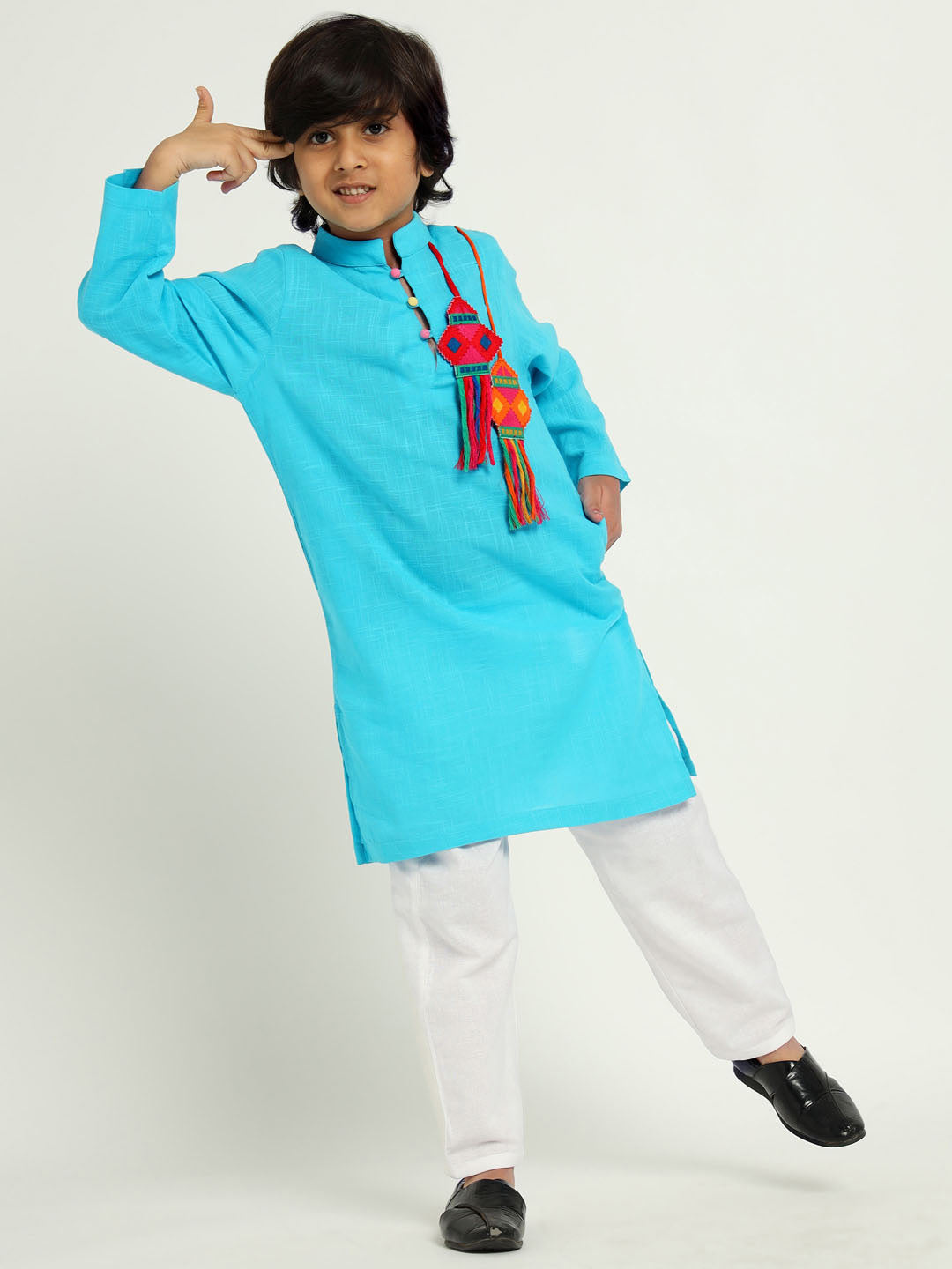 Blue Lanterns Kurta Set