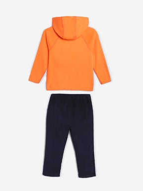 Orange Hoodie & Pants Set