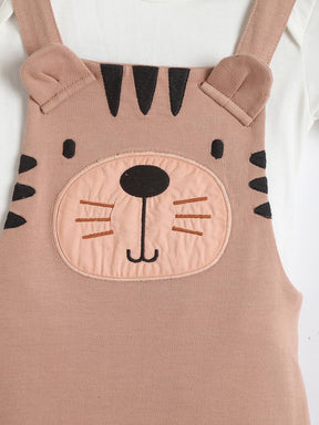 Tiger Dungaree With Bodysuit