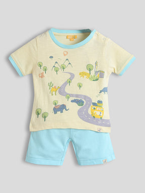 Lets Travel Tee & Shorts Set