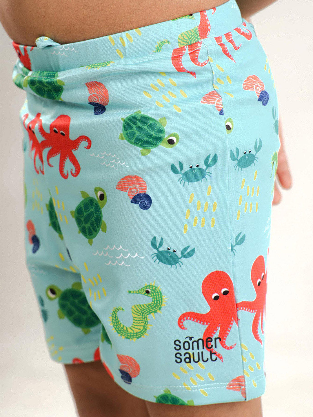 Marine Life Swimming Trunk