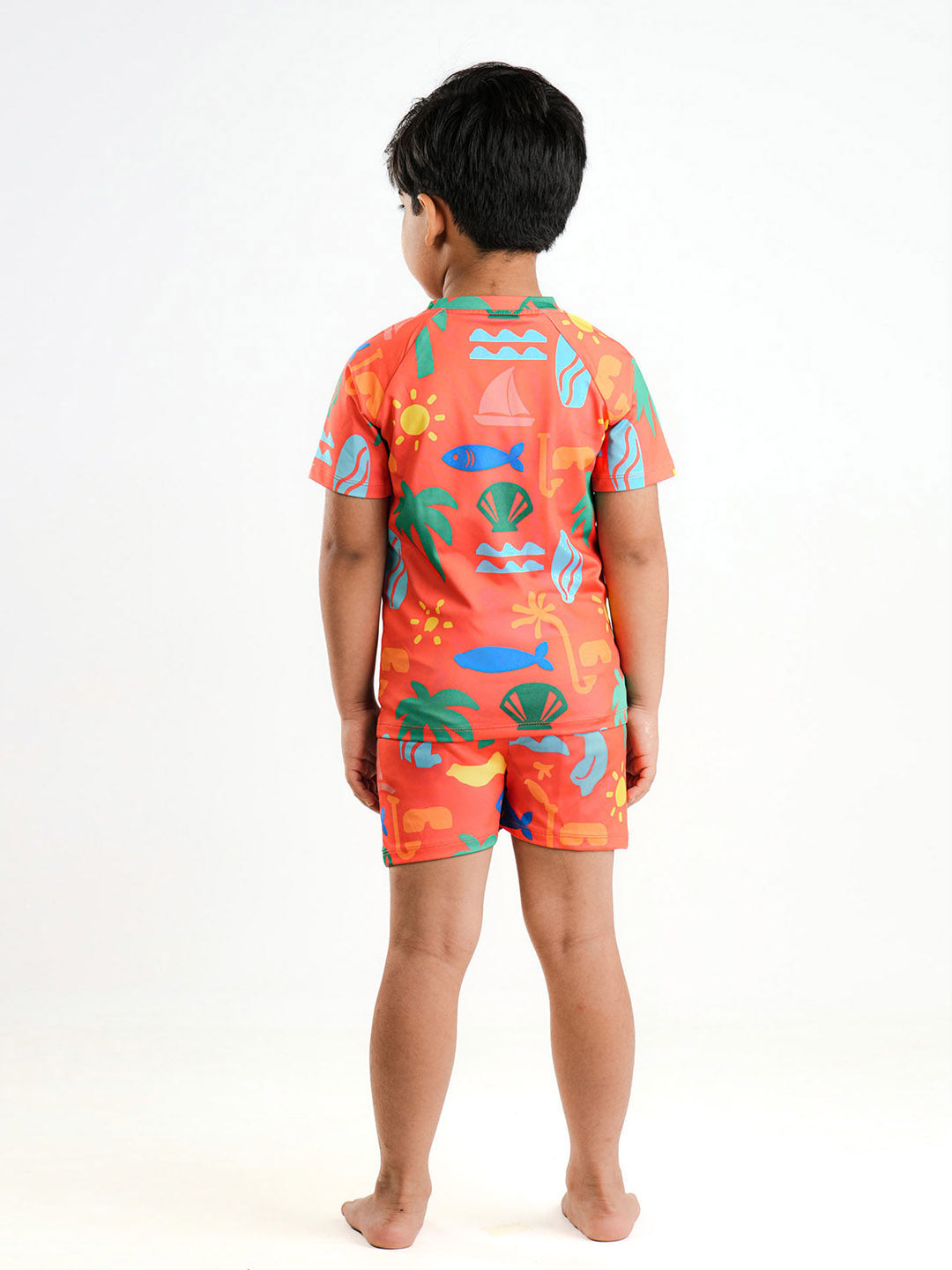 Beach Vibes Two Piece Boys Swimsuit