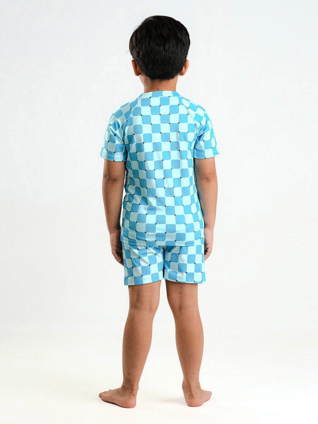 Blue Wave Two Piece Boys Swimsuit