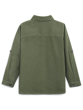 Forest Green Shacket