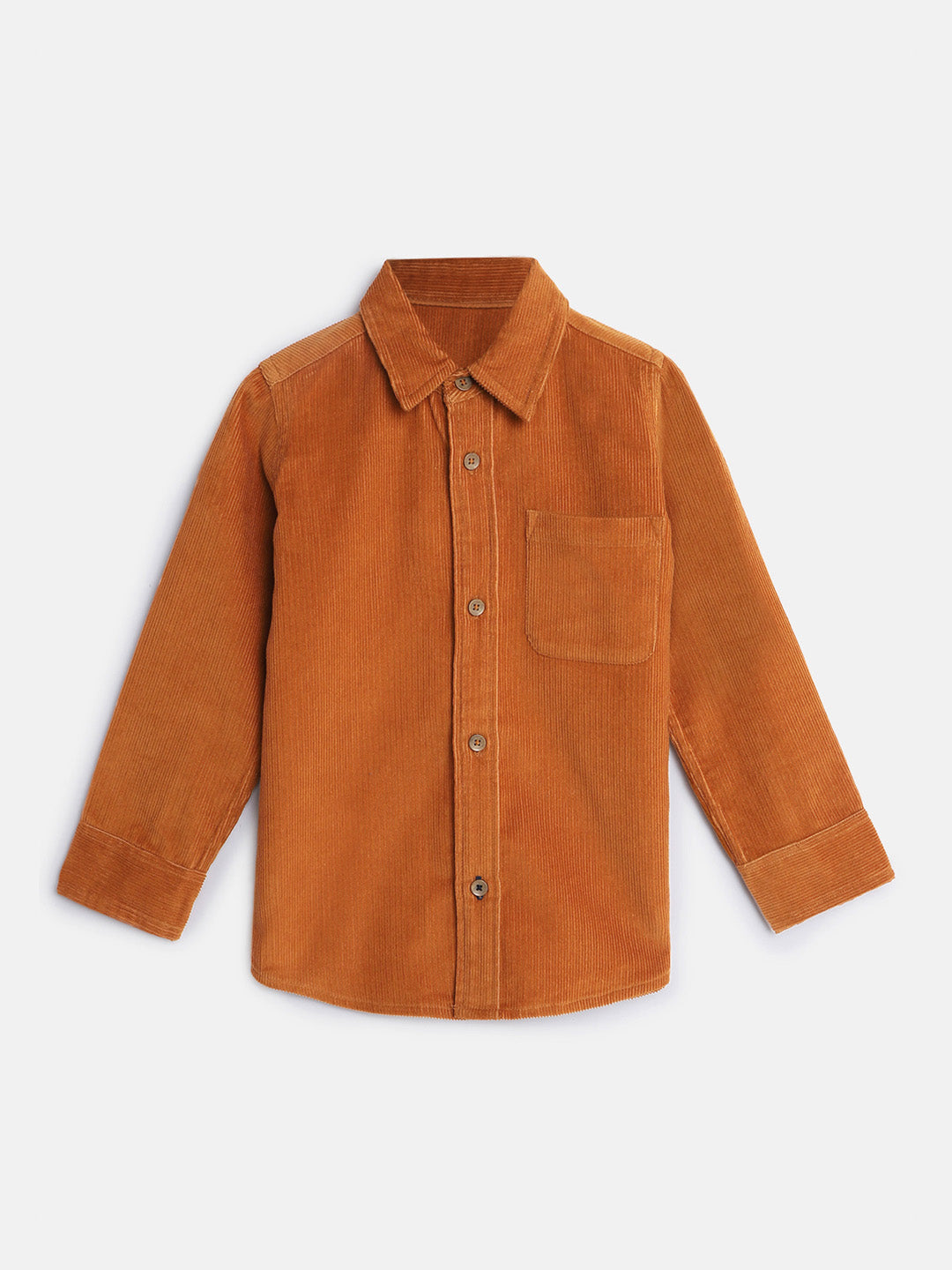 Rust Corduroy Shacket