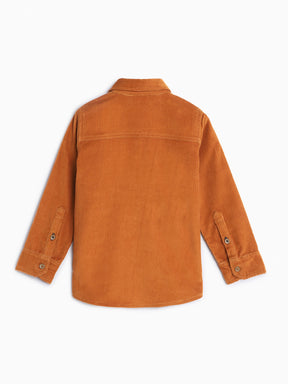 Rust Corduroy Shacket