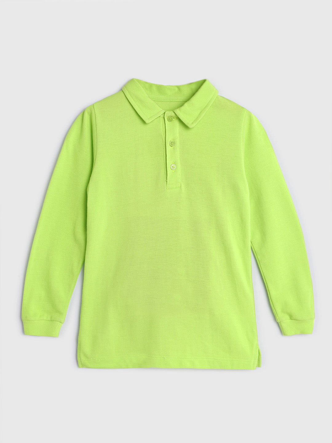 Neon Long Sleeves Polo