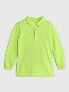 Neon Long Sleeves Polo