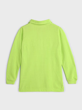 Neon Long Sleeves Polo