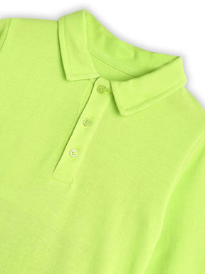 Neon Long Sleeves Polo