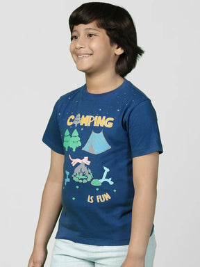 Camping Is Fun Cotton Tee