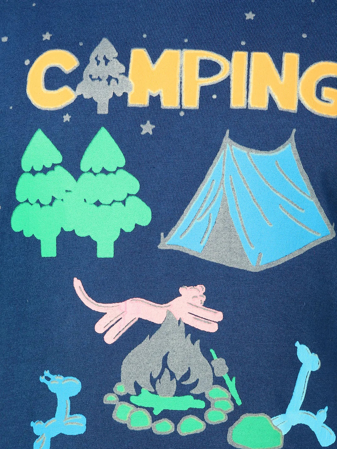 Camping Is Fun Cotton Tee