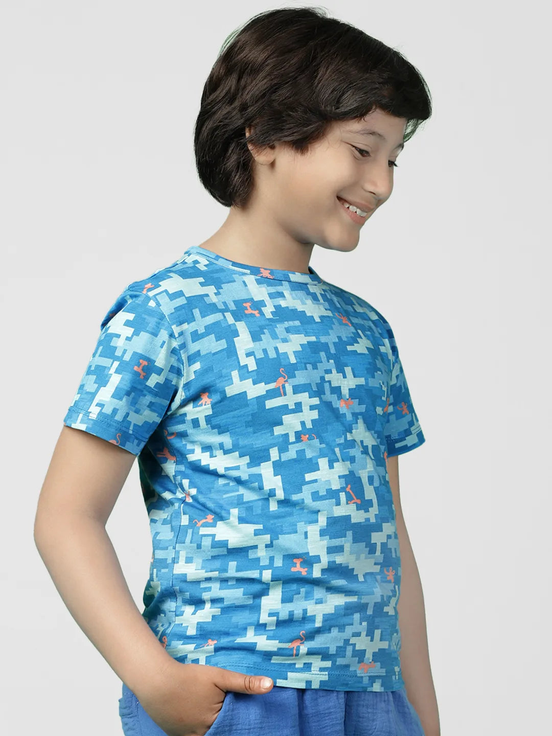 Happy Camouflage Cotton Tee