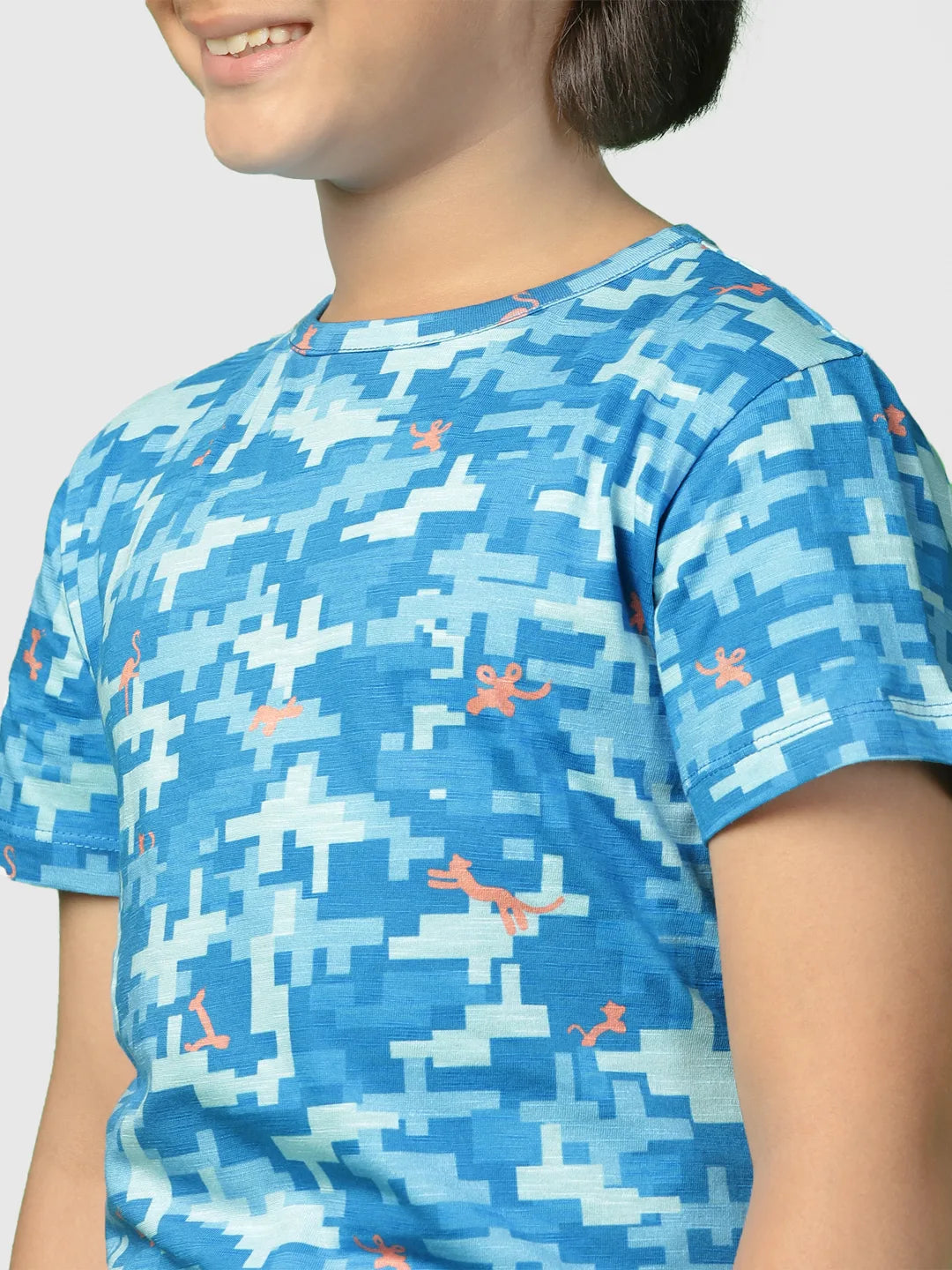 Happy Camouflage Cotton Tee