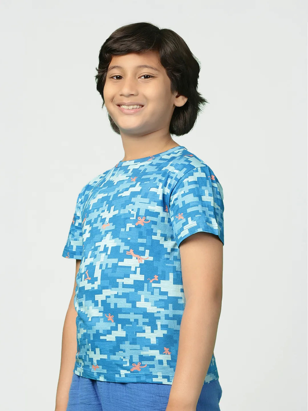 Happy Camouflage Cotton Tee