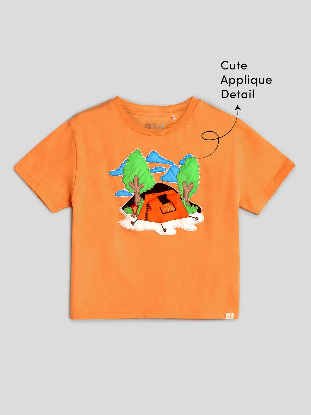 Summer Camp Embroidered Cotton Tee