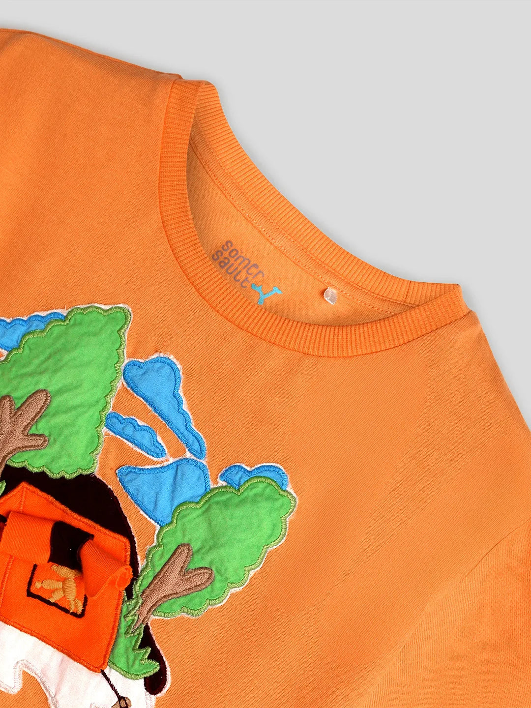 Summer Camp Embroidered Cotton Tee