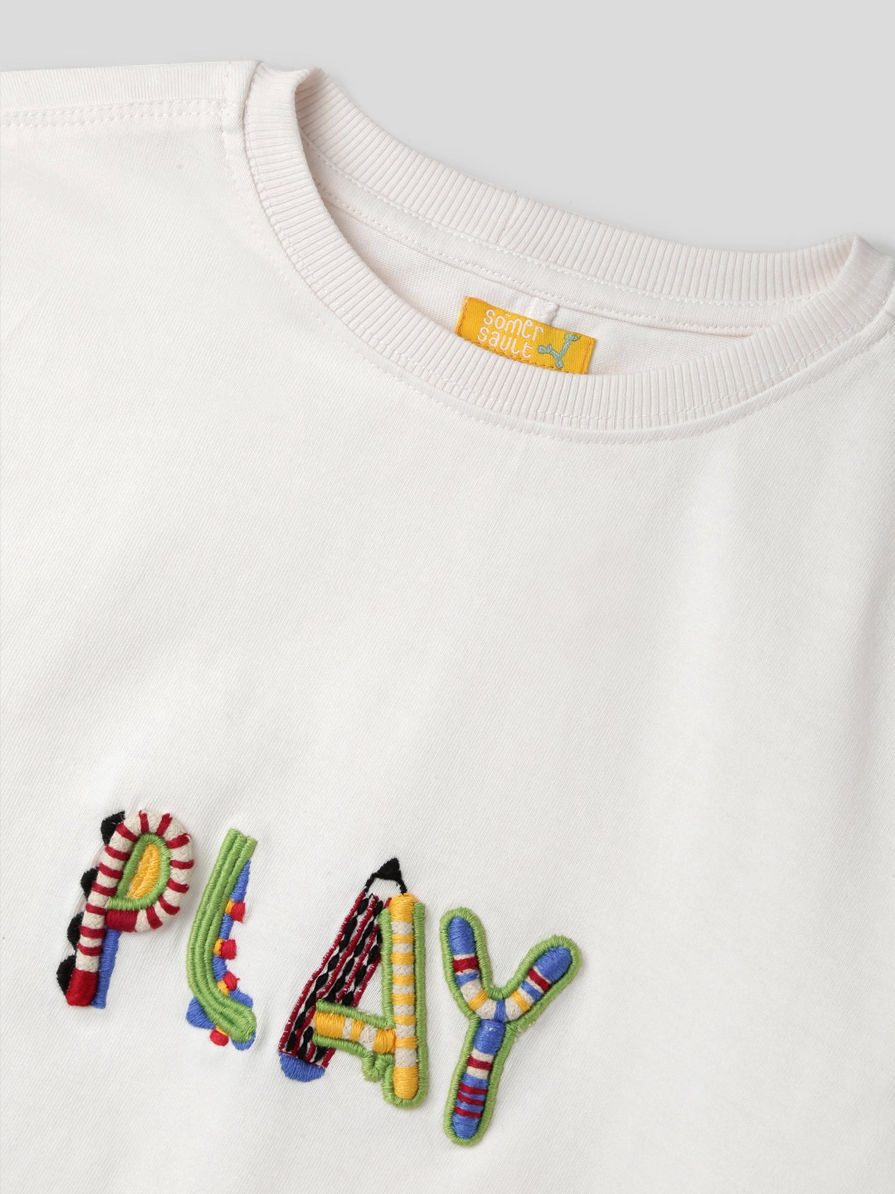 Embroidered Play Tee Somersault