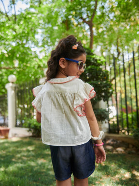 Embroidered Rainbow Sunshine Shirt Somersault