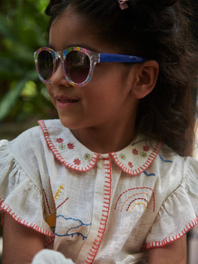 Embroidered Rainbow Sunshine Shirt Somersault