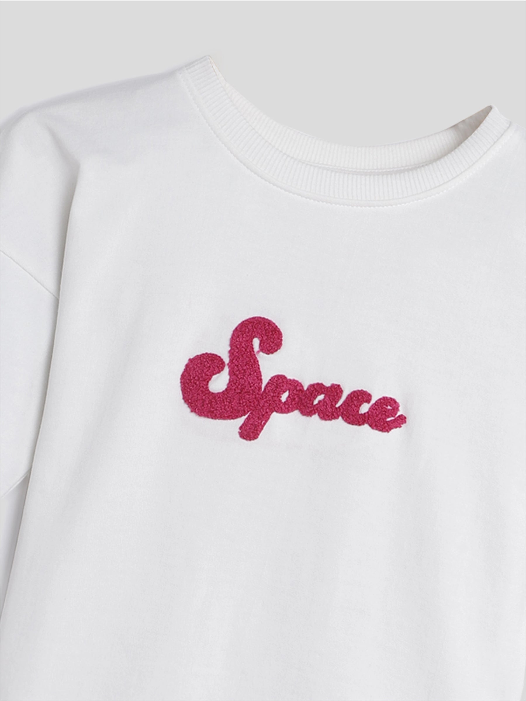 Space Embroidered Sweatshirt Somersault
