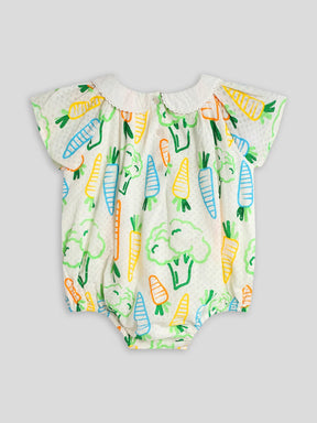 Broccoli & Carrot Cotton Bodysuit