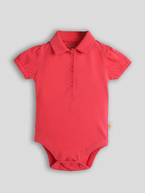 Pink Polo Bodysuit