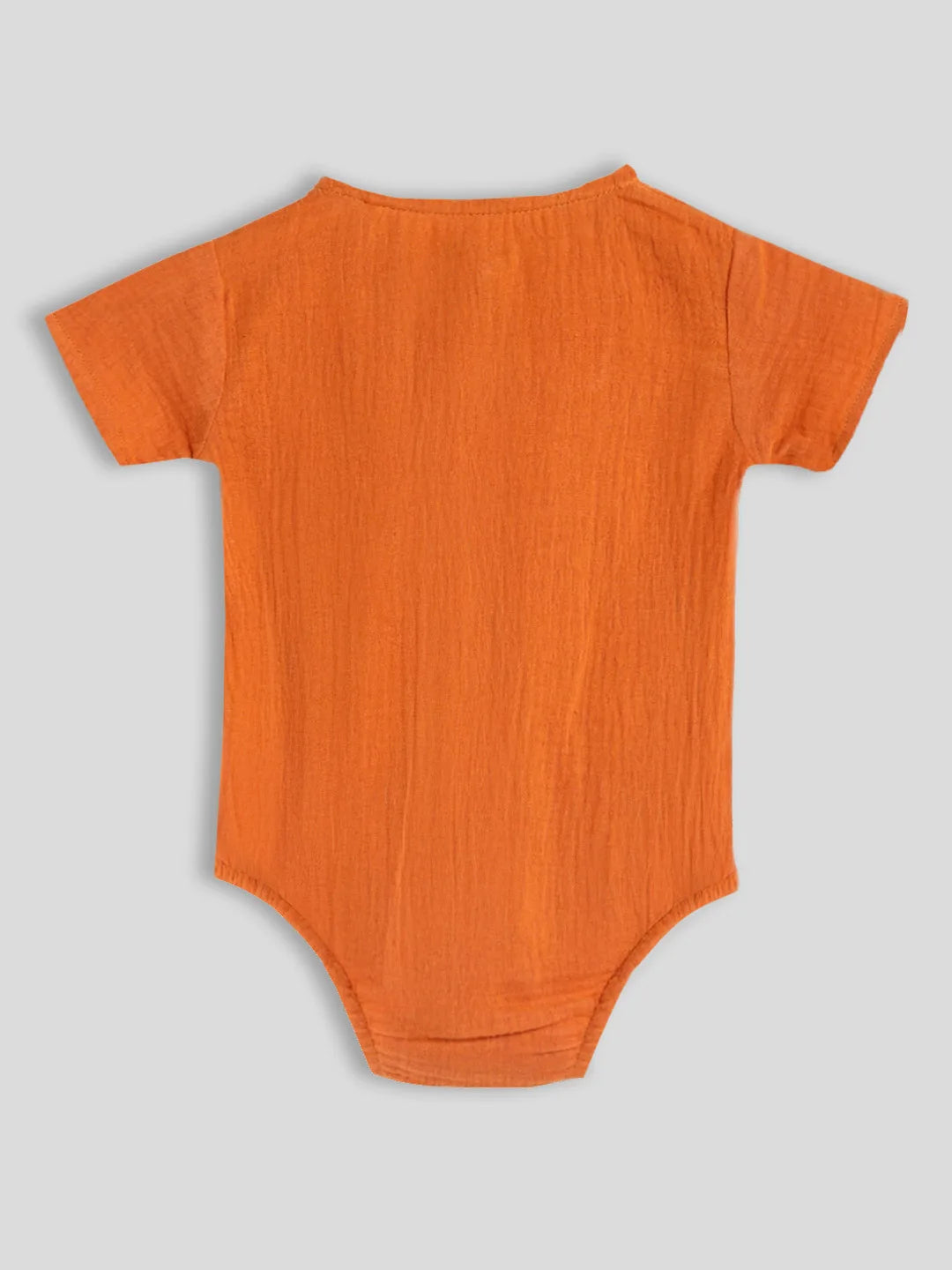 Woody Crinkled Cotton Bodysuit