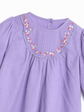 Lilac Flower Party Dress