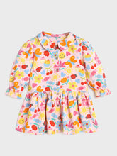 Printed Candy Wrapper Sleeves Dress