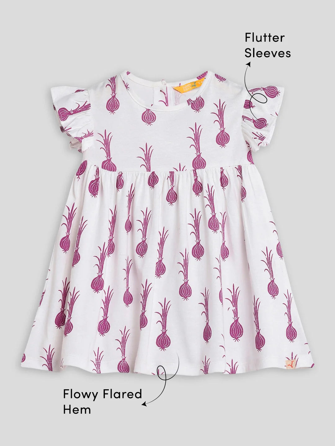 Turnip Cotton A-Line Dress