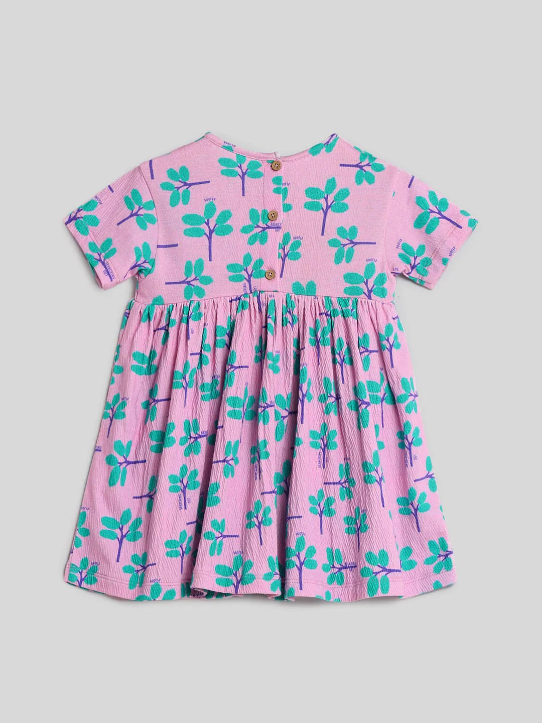 Branching Out Cotton A-Line Dress