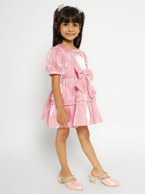 Pink Satin Princess Dress