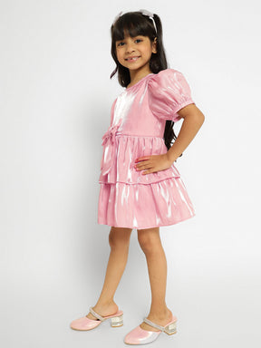 Pink Satin Princess Dress