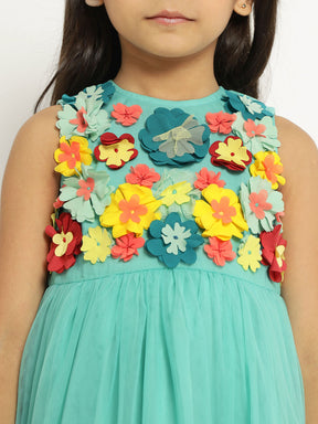 Flower Garden Tuelle Dress