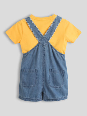 Flora Denim Dungaree with Tee