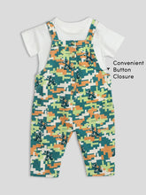 Somer Camouflage Cotton Dungaree with Tee