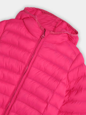 Pink Puffer Hooded Jacket