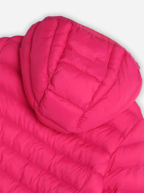 Pink Puffer Hooded Jacket